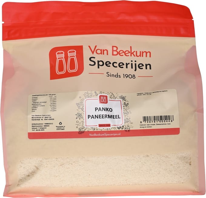 Van Beekum Specerijen - Panko Paneermeel - 700 Gram (hersluitbare stazak)