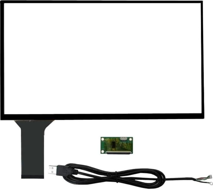 Capacitief Touchscreen - Digitizer Paneel - DIY Projecten - Multi-Touch 10 Punten - 12.1 Inch - Zwart