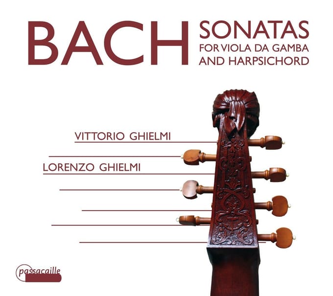 Lorenzo Ghielmi & Vittorio Ghielmi - J.S. Bach: Sonatas For Viola Da Gamba And Harpsichord (CD)