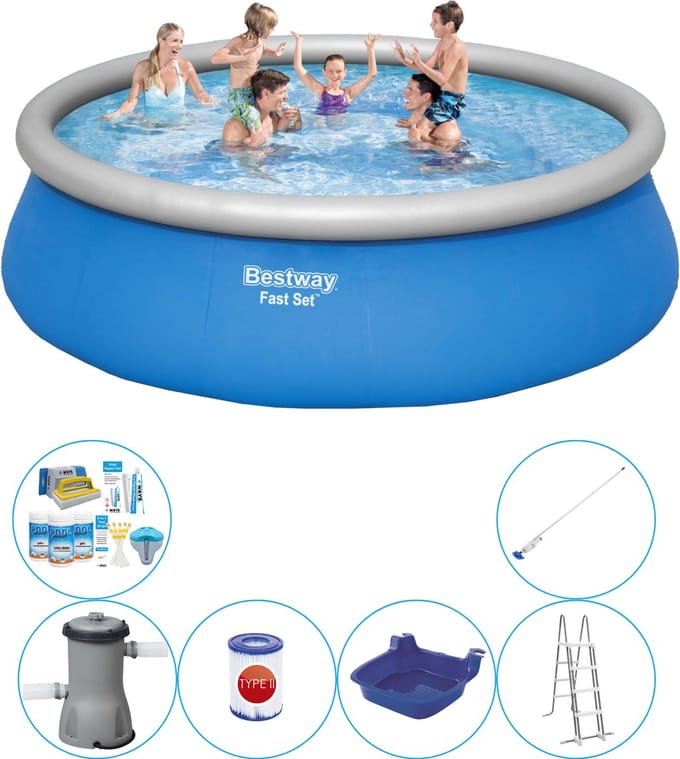 Fast Set Rond 457x122 cm - 7-delig - Zwembad Deal