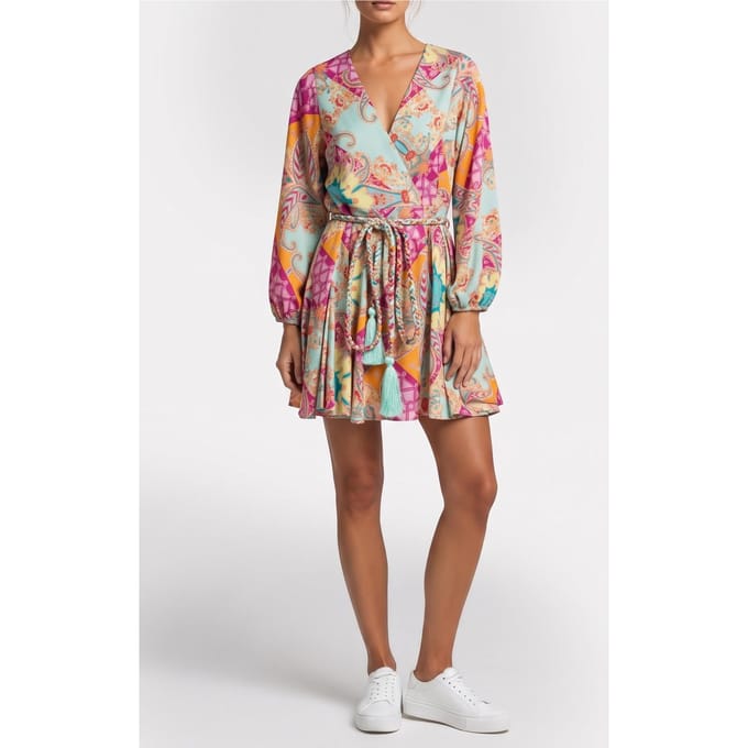 GUESS Grenada Maya Surplic Grenada Print Taglia: 44 | Abiti Mini Outlet | Donna