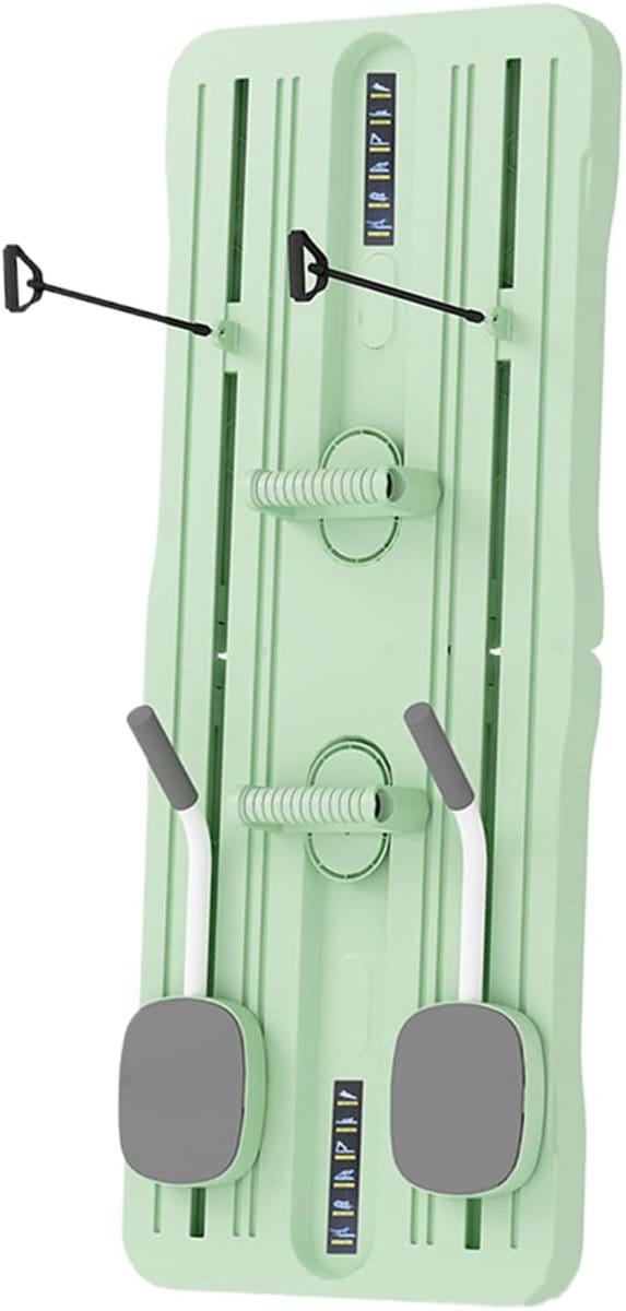 Pilates Bord - Core Trainer - Thuis Fitness - Vouwbaar Ontwerp - 105 cm Lengte - Groen