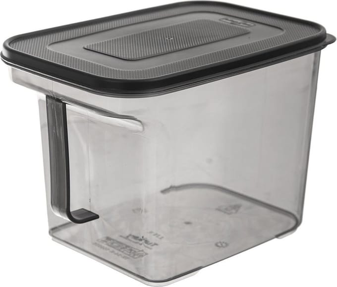 Voedselcontainer Strooibus GREY 2,75 l - Container voor Losse Producten - Keuken - Voedsel - Doos
