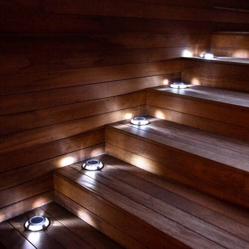 KS Verlichting Set 3 Stuks Solar Decklight RVS