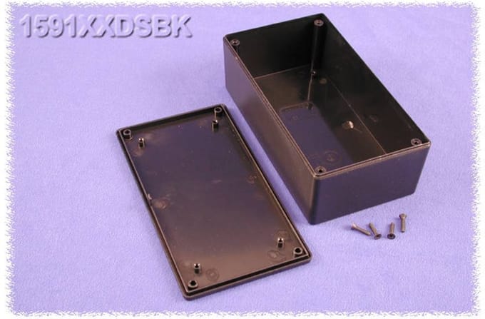 Hammond Electronics 1591XXDSBK – Universele behuizing – 152 x 82 x 51 mm – ABS – Zwart