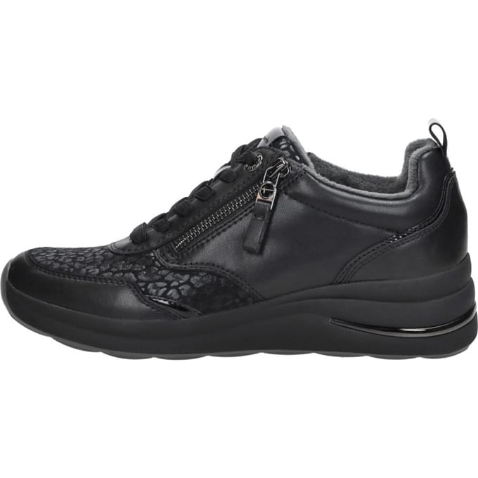 Tamaris Wide Fit - Veterschoenen Laag Zwart 38