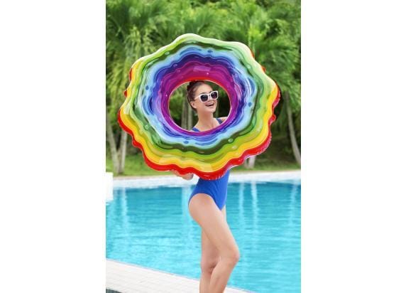 Bestway Regenboog zwemring 115cm Opblaasbaar speelgoed