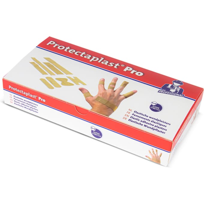 Elastische pleisters bruin Protectaplast 180x20mm 100 stuks