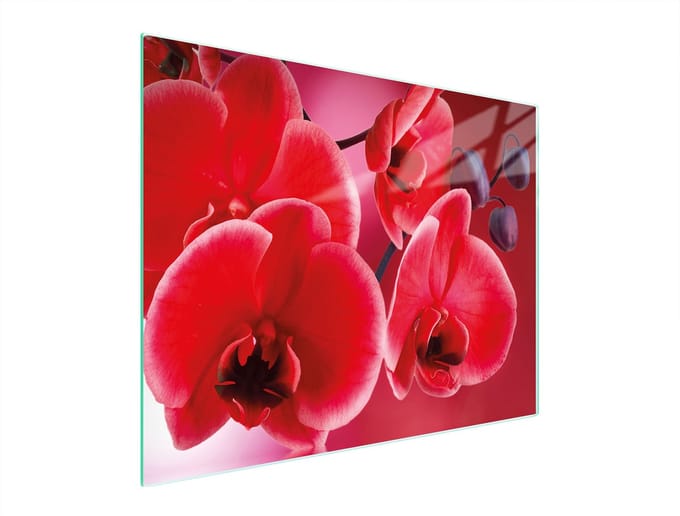 TMK ArtDeko - Glas Snijplank - 52x40 cm - Orchidee