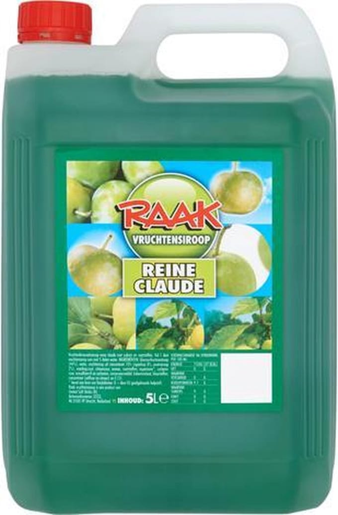 Raak Reine Claude Siroop - 5 liter