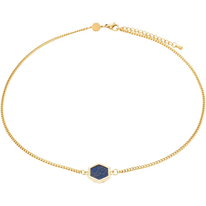 Lapis lazuli ketting voor dames Sloya Hexalia