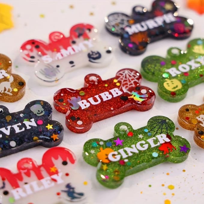 1 stuks Siliconen Hars Sieraden Mallen Hond Bot Vorm Gietmallen voor DIY Sieraden, Sleutelhanger, Ketting Bedels pink