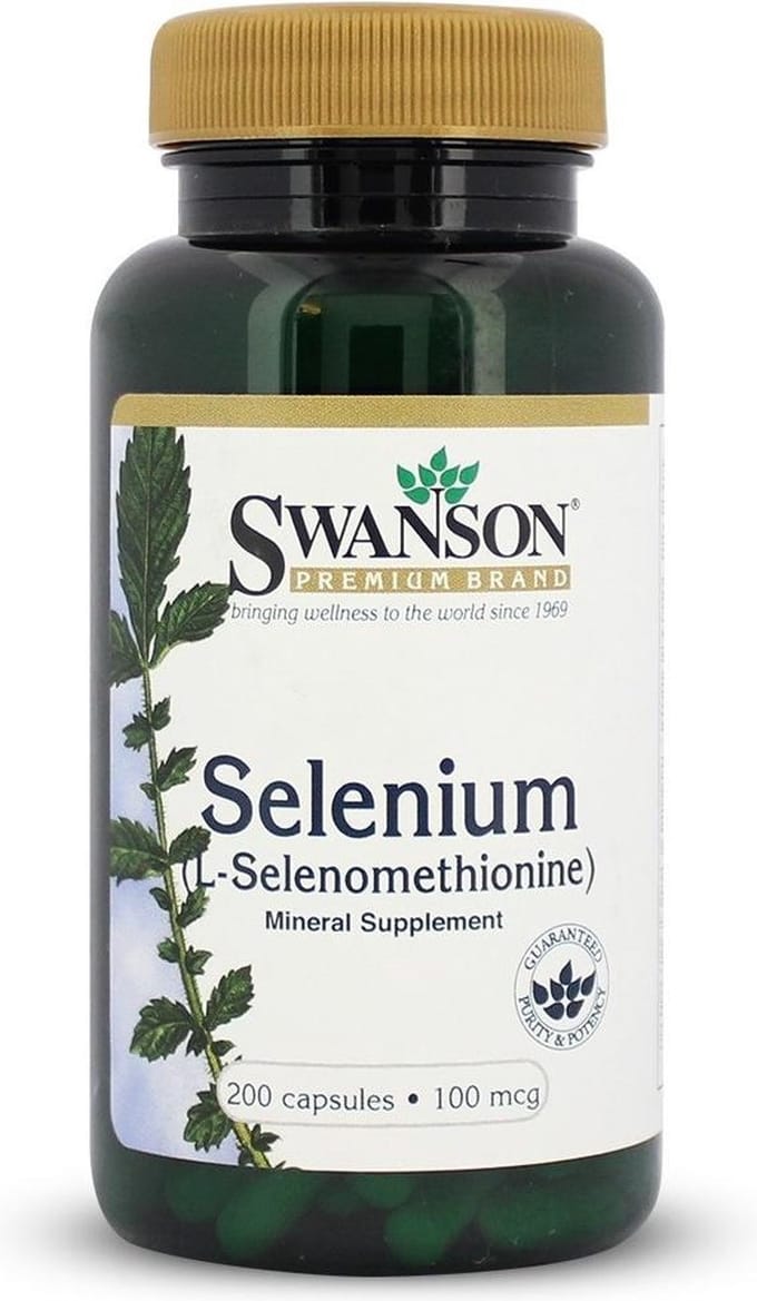 Swanson Health Selenium 100mcg - 200 capsules