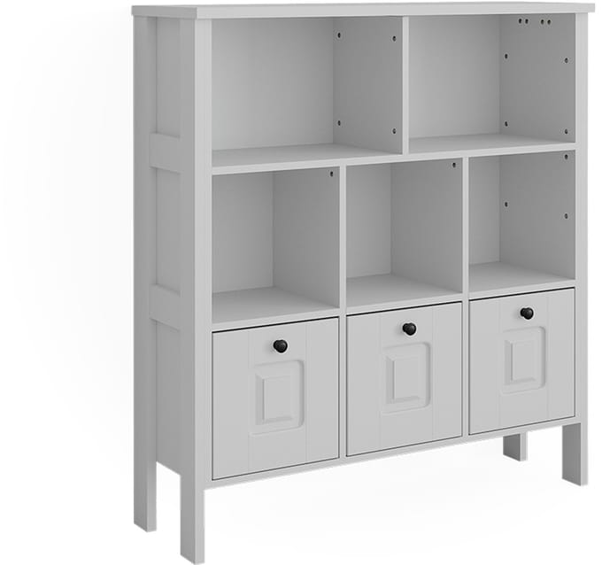 Vitalispa Ajaton Kinderboekenkast – 103.6 x 113.4 cm Wit