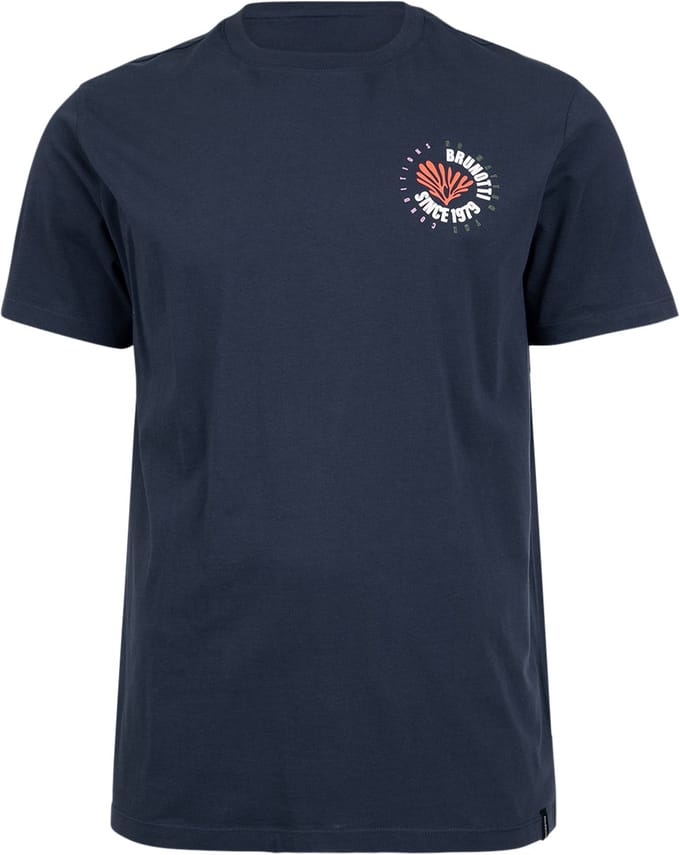 Brunotti - Craigly - T-Shirt Indigo Blue - 100% Katoen - Regular Fit - S