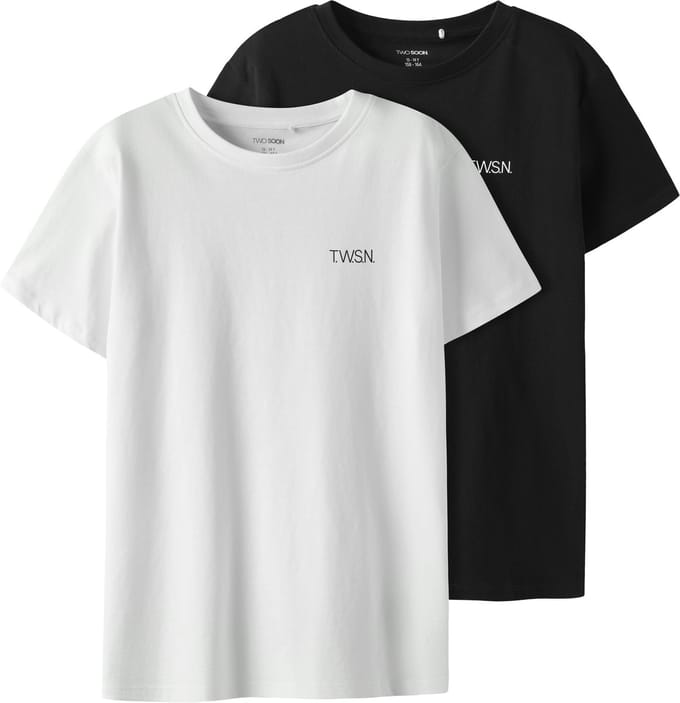 NAME IT - TKMJOX 2P SS LOGO TOP NOOS - Jongens - Blouses