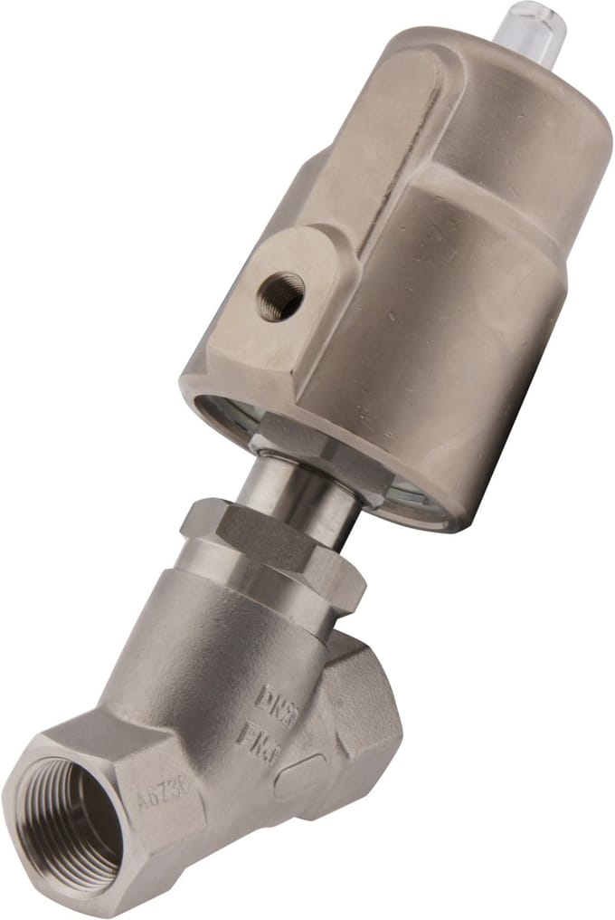 G2'' PTFE 4bar NO Pneu Vrijstroomafsluiter RVS/Ms AL2 - AL2B-SPP-200-B-4