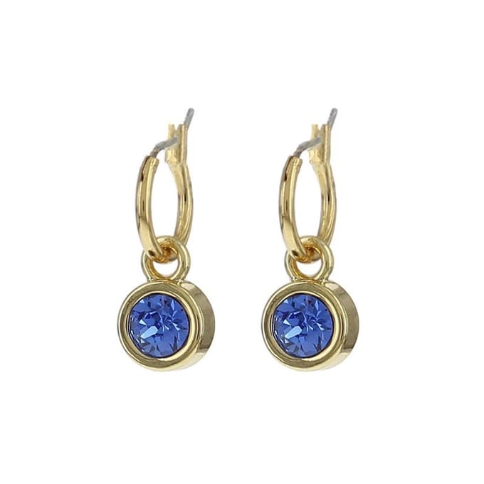 BIBA 80313 Oorhangers goud Sapphire