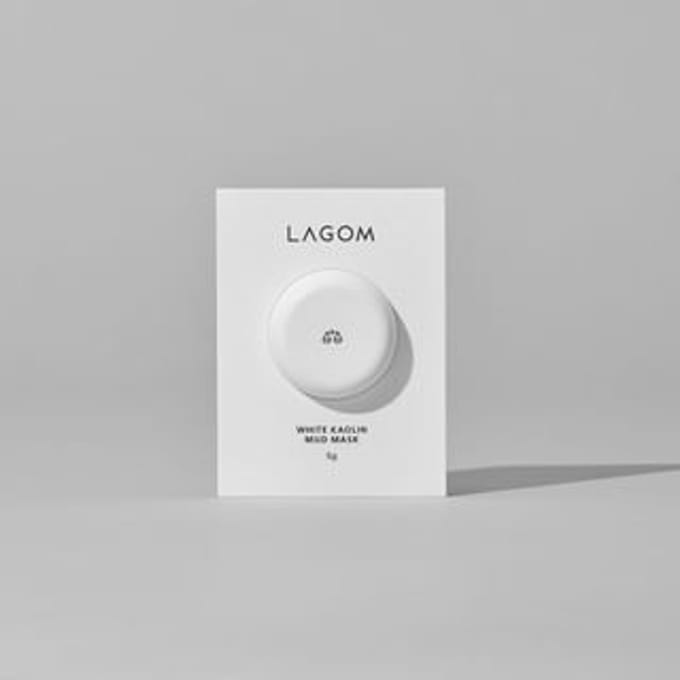 LAGOM - White Kaolin Mud Mask Mini - Gezichtsmasker