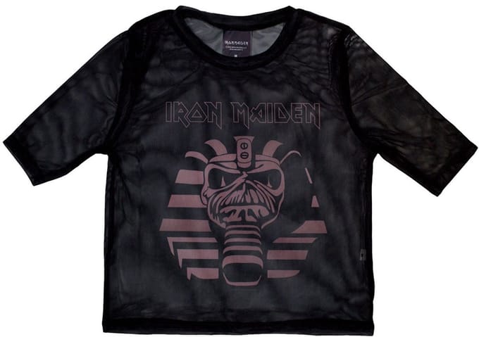 Iron Maiden - Powerslave Mummy Crop top - 2XL - Zwart