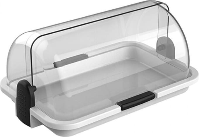 Biesse P177 - Broodtrommel -  30*21*14cm - transparant