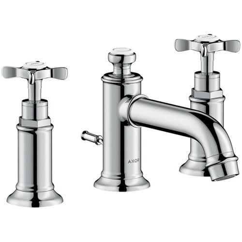 AXOR Montreux 3-hole basin mixer 30 with pop-up waste 16536000