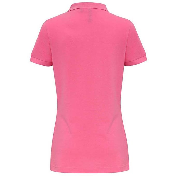 Asquith & Fox Dames/dames Poloshirt met korte mouwen en effen mouwen (Roze Anjer)