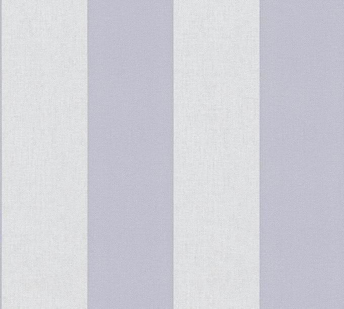 STREPEN BEHANG | Linnenstructuur - Grijs - A.S. Création Pure Elegance