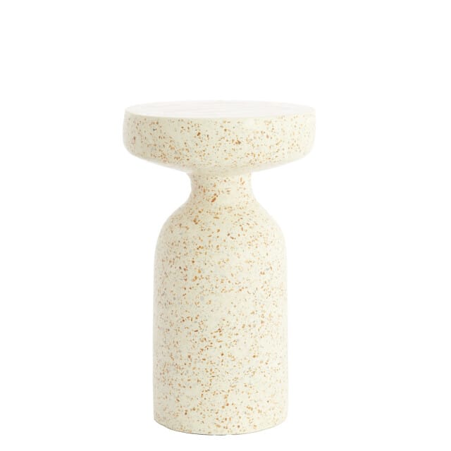 Light & Living - Bijzettafel MORAVIT - Ø32x54 cm - Wit