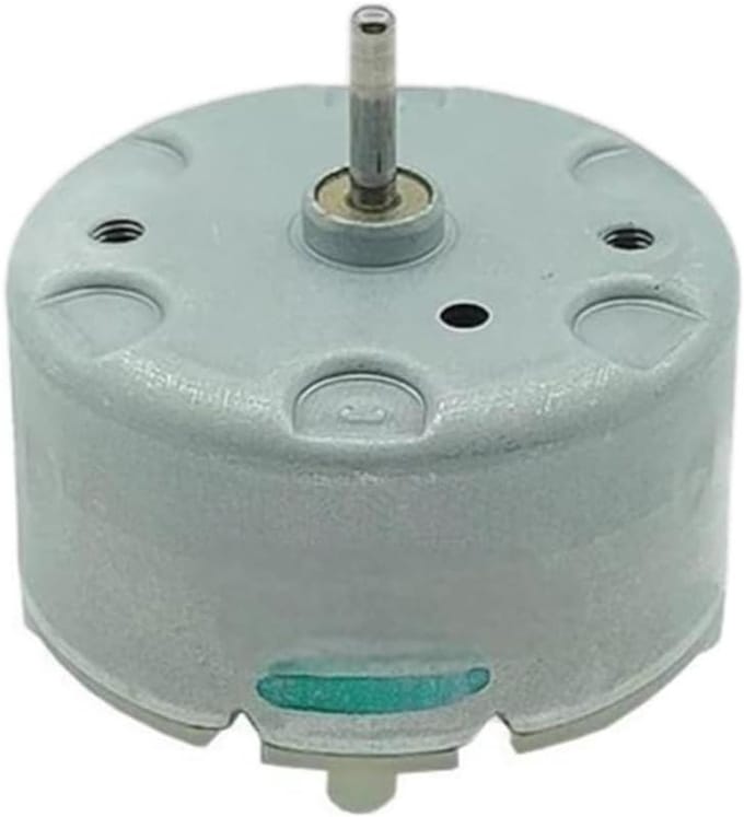 Mini Ronde Motor - Kleine Motor - Doe-het-zelf Projecten - Variabele Spanning - 32mm Diameter - Metaal