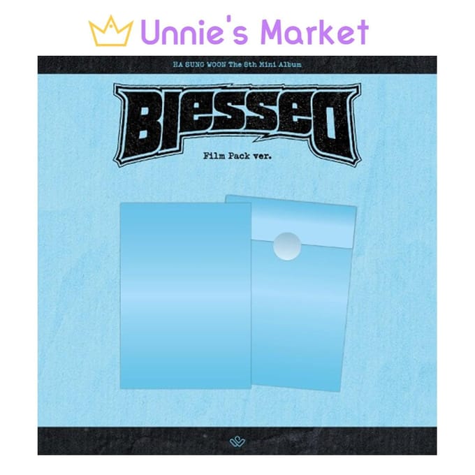 HA SUNG WOON - Blessed Film Pack ver. Album (Mini CD-R) 1EA blue