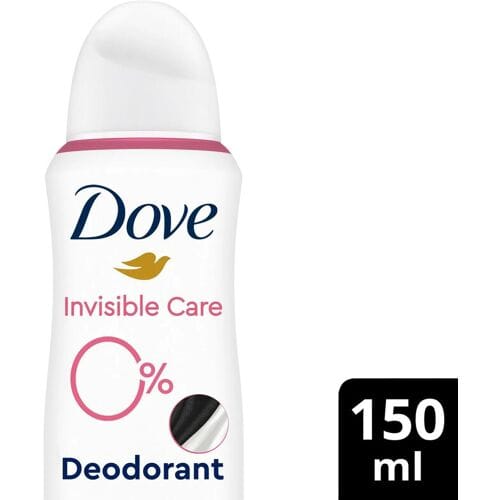 Dove Deodorant Spray, Invisible Dry Spray Anti-transpirant 150 ml