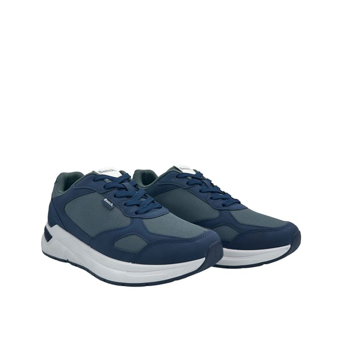 Bench Derker Heren Sneakers Navy/Grijs