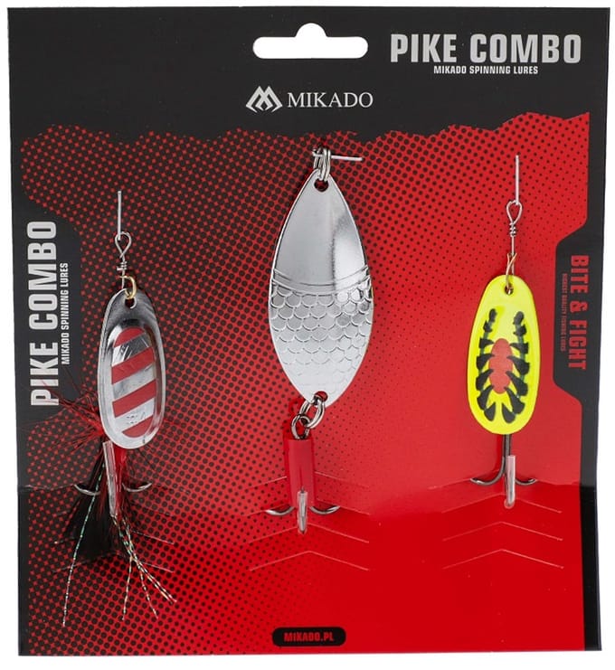 Spinner Kunstaas – 3 Stuks – Snoek & Roofvis – Mikado