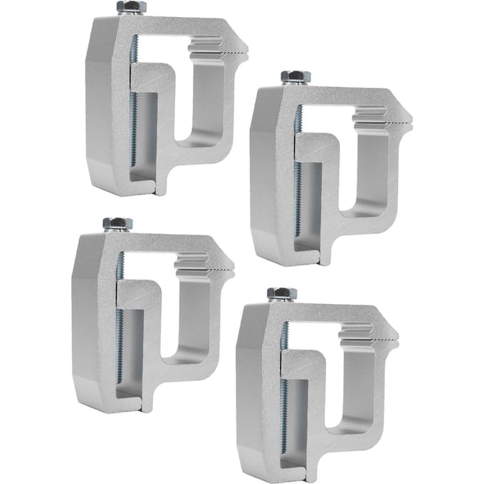 Truck Topper Ladderrek Klem Heavy Duty Kampeerauto Shell Klem Vervanging voor Ram 1500 2500 3500 Zilver zilver