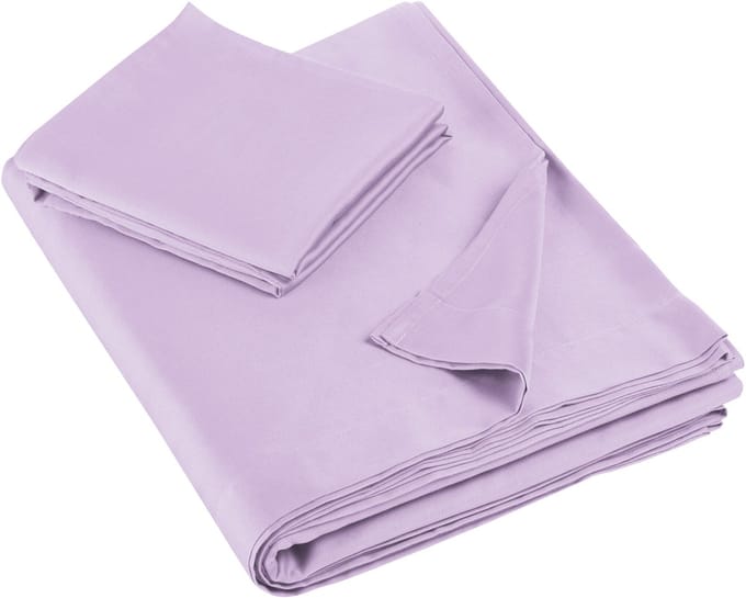 De Witte Lietaer Lakenset Olivia Lila - Eenpersoons - 180 x 280 cm - Satijnkatoen