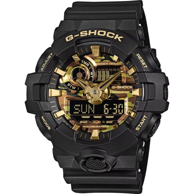 G-Shock Classic Style GA-700CF-1AER GA-700 Bold Camo Horloge
