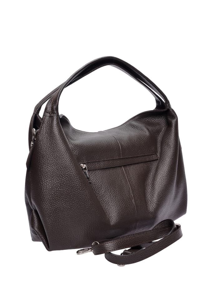 Luisa Vannini Bordeauxrood Rundleer Tas