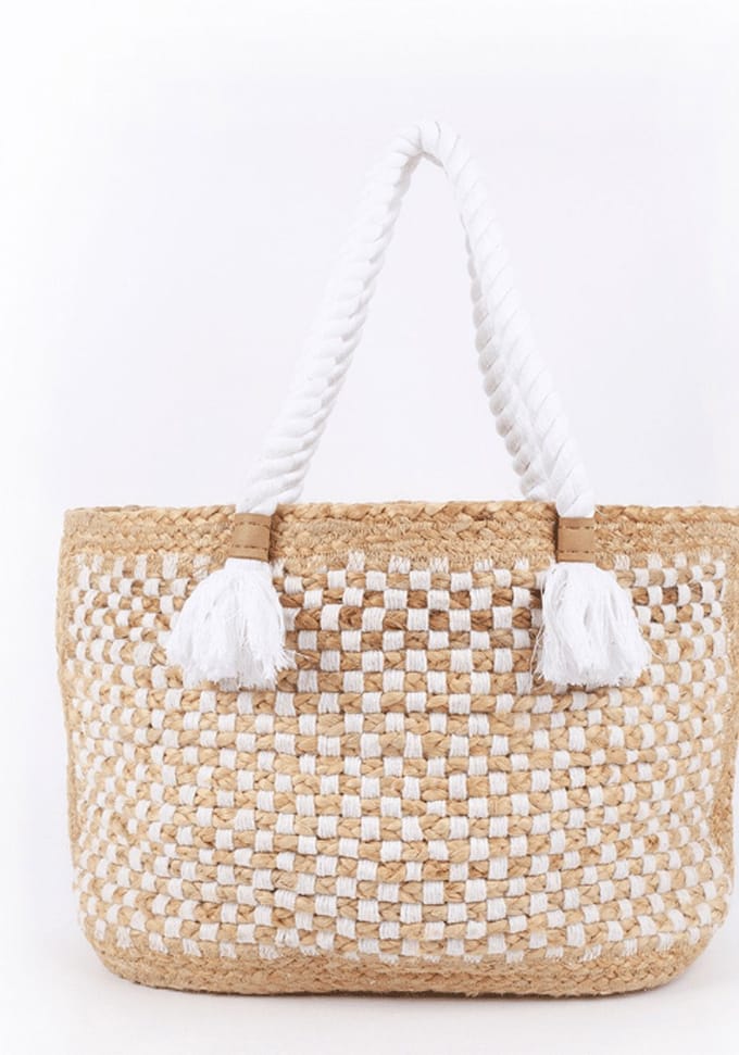 Les Tropeziennes Dames Tas | Wit | Maat: One Size