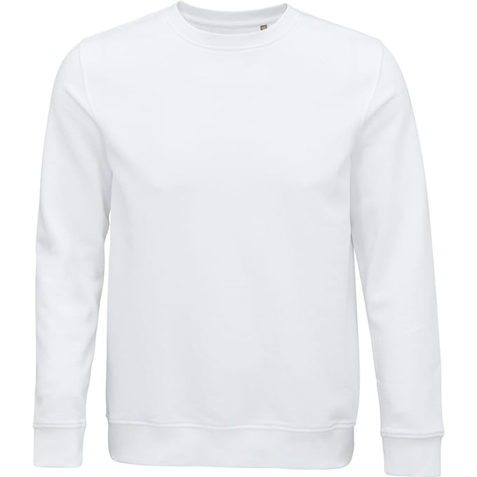 SOLS Unisex Volwassen Comet Biologisch Sweatshirt (Wit)