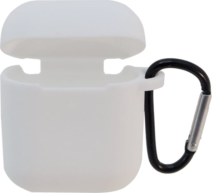 Premium Hoesje Geschikt Voor Airpod 1/2 - Wit Oplaadcase Van Plastic