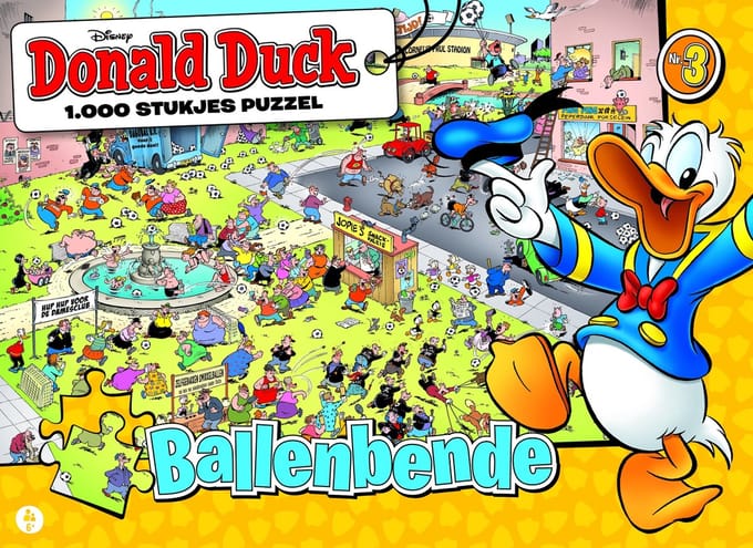 Disney Donald Duck - Puzzel - Ballenbende - 1.000 stukjes