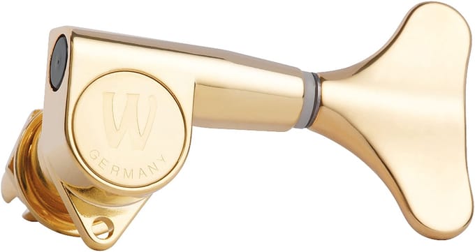 Warwick bas mechaniek Links goud - Basgitaar stemmechaniek