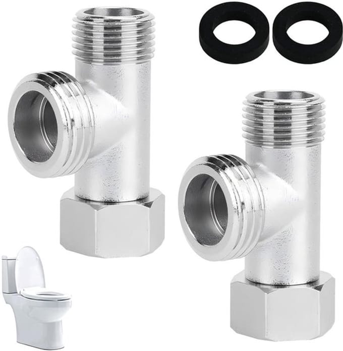 Dailygoods- Omschakelklep 3-weg - Adapter T-connector - Rvs T-fitting