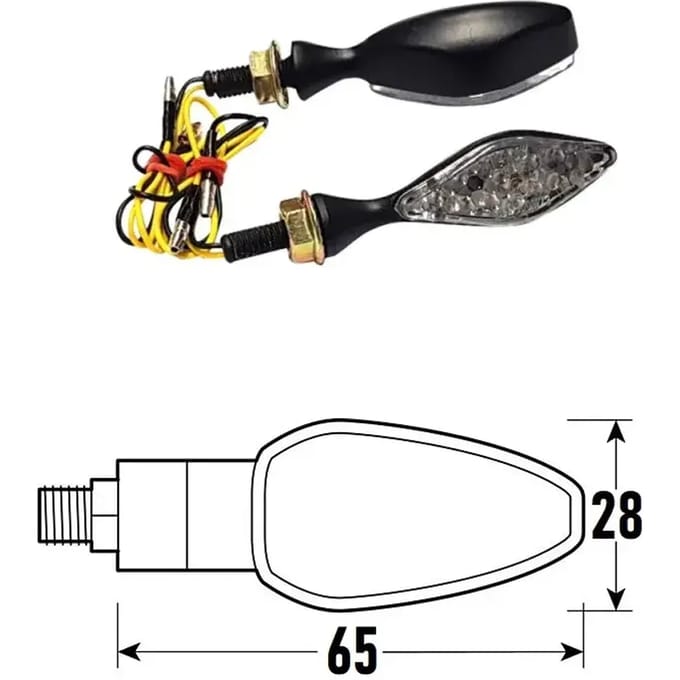 LED knipperlichten motor BCR Tiny (x2)