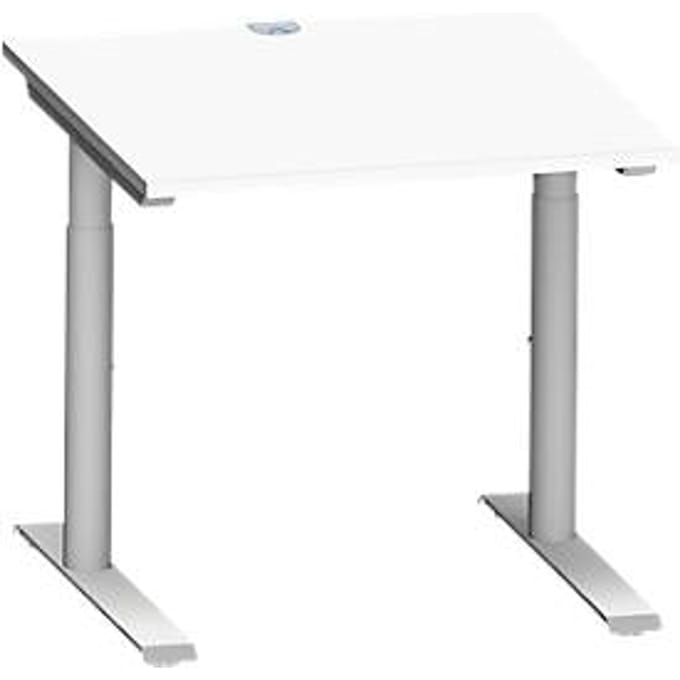 Schäfer Shop Genius MODENA FLEX bureau, 800 x 800 mm, wit