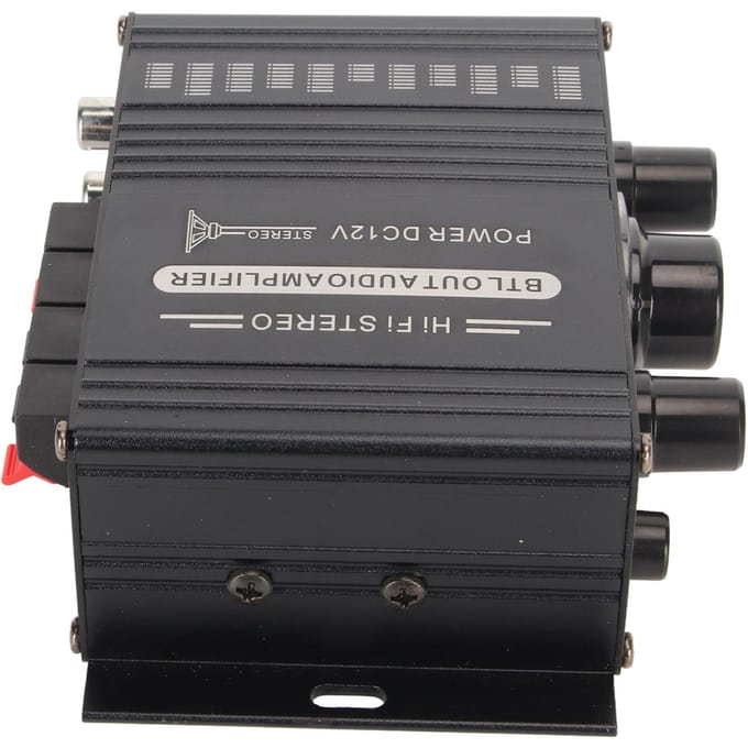 Bluetooth 5.0 Eindversterker Heldere Geluidskwaliteit Aluminiumlegering 20Hz tot 20KHz 12V Universeel voor