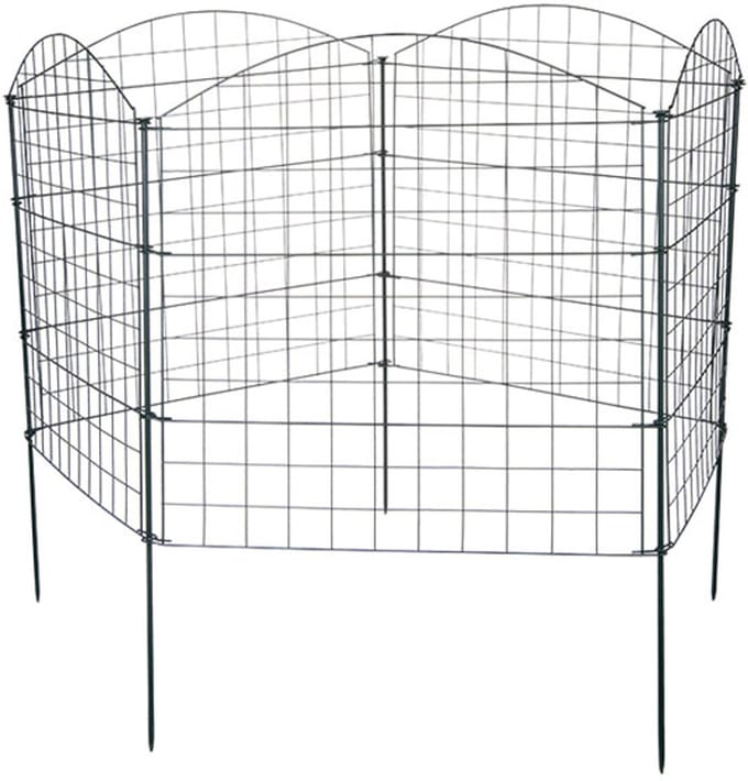 Convex vijver- & tuingaas 11-delig 71x79cm 6X6cm maas groen.