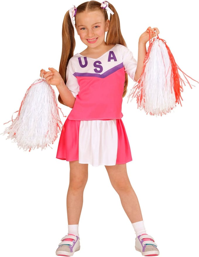 Cheerleader pakje USA roze