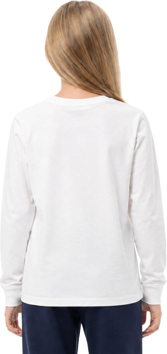 4F T-shirt voor meisjes Longsleeve Wit - Maat 152cm
